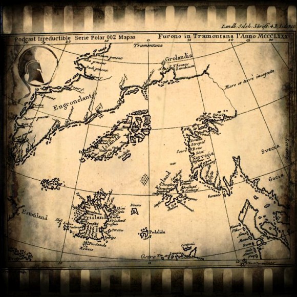 Podcast Irreductible, Serie Polar 002 – Mapas | Ilustración realizada por Illustramento